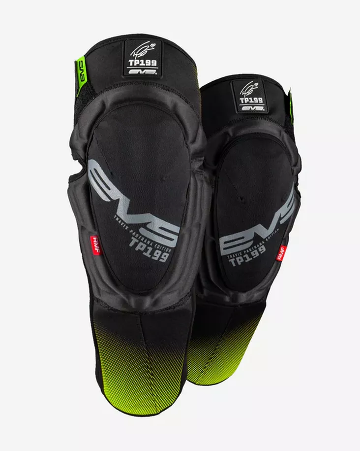 EVS TP199 Polvi-/säärisuojat Musta/Hi Vis - Polvi-, kyynär- & olkasuojat - D523237 - 1