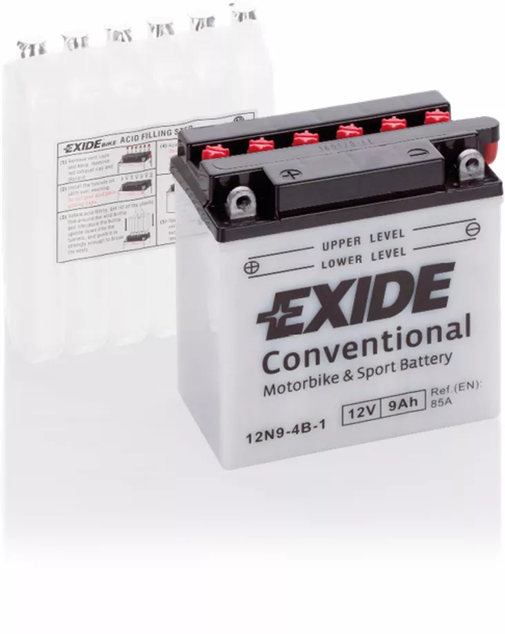 Exide akku 12N9-4B-1 - Akut - D548187 - 1
