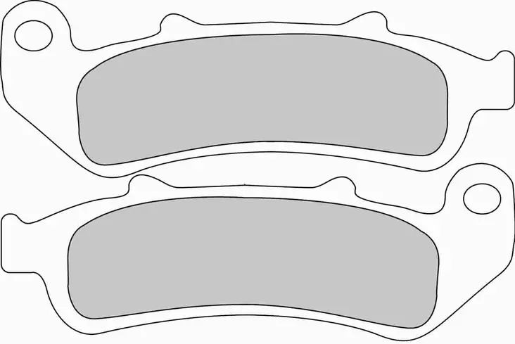 Ferodo jarrupalat Sinter Grip Honda CBR 1000 F-FP - Moottoripyörän jarrupalat - D495197 - 1