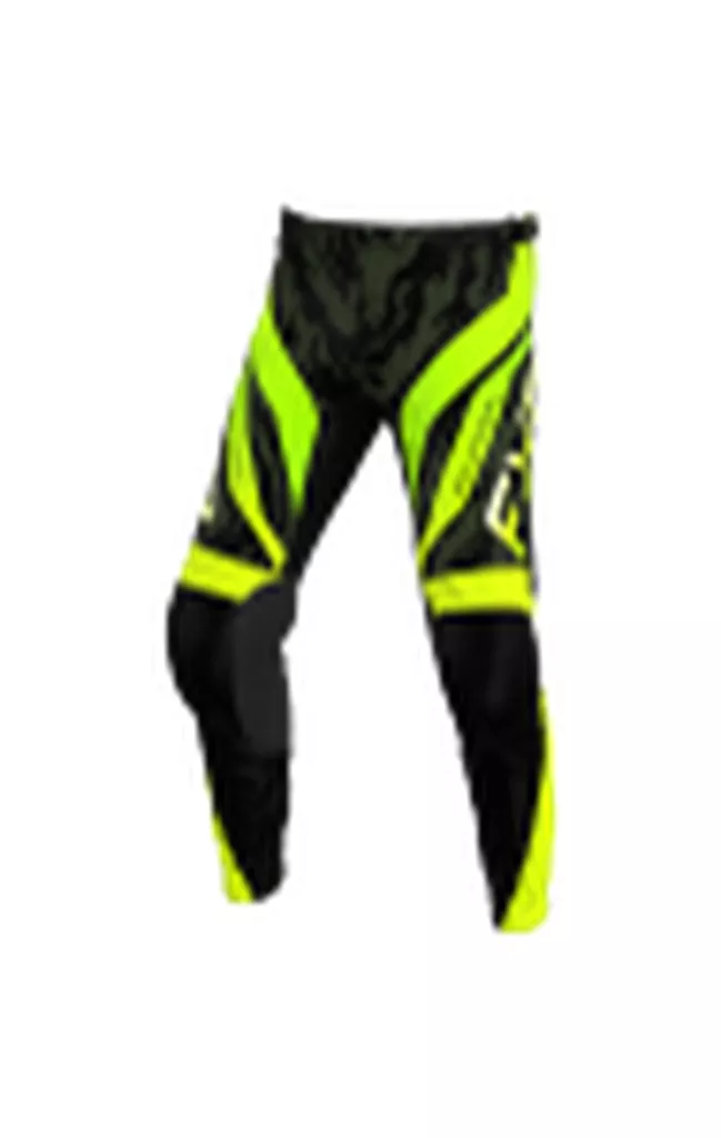 FXR Housut Kids clutch mx 27 army/lime/black - Motocross housut MX - D550297 - 1
