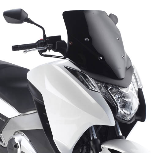 Givi Specific low sport screen gloss black 47 x 43 cm (HxW) Integra 700/750 - Moottoripyörän tuulisuojat - D211787 - 1