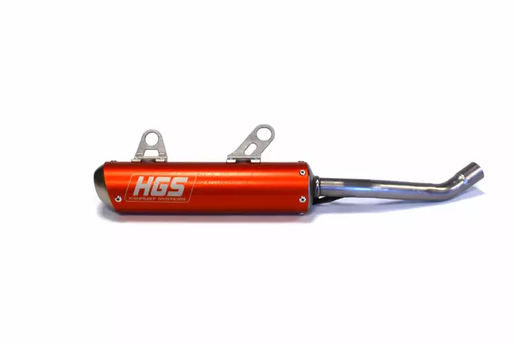 HGS Äänenvaimennin 2T Racing KTM65 16-23 Punainen - Moottoripyörän äänenvaimentimet - D475557 - 1