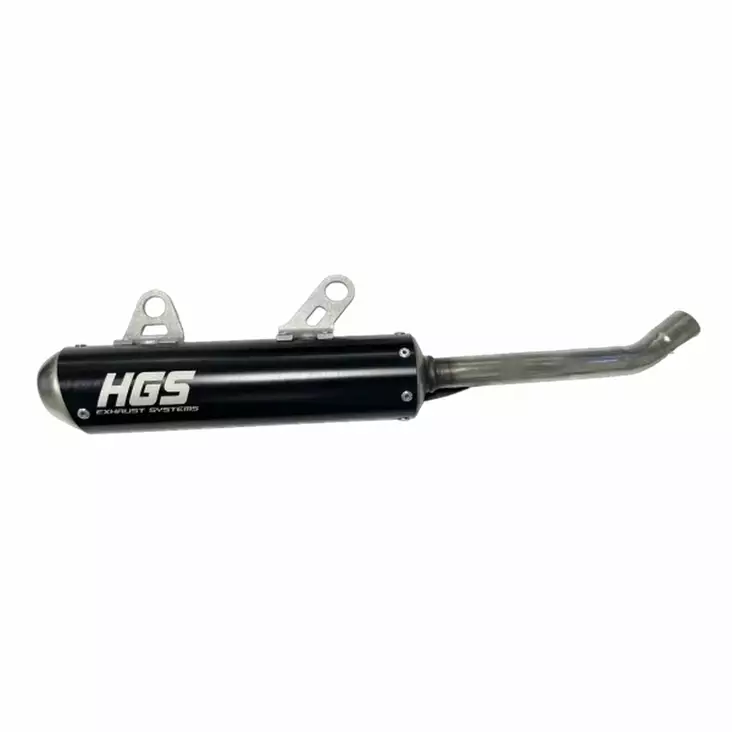 HGS Äänenvaimennin 2T Racing SX85 25-.. TC85 25-.. Musta - Moottoripyörän äänenvaimentimet - D511477 - 1