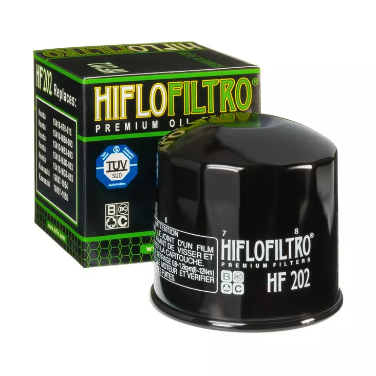 HiFlo öljynsuodatin HF202 - Moottoripyörän öljynsuodattimet - D59107 - 1
