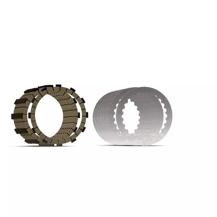 Hinson Clutch Plate Kit Fiber/Steel YZ450F 2023 - Moottoripyörän kytkinlevyt - D485277 - 1