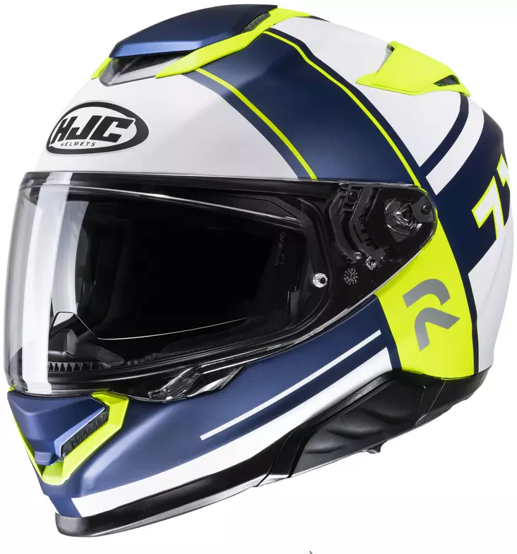 HJC Kypärä RPHA 71 Zecha Sininen/Valkoinen/Fluo Keltainen MC3HSF - Umpikypärät - D454247 - 1