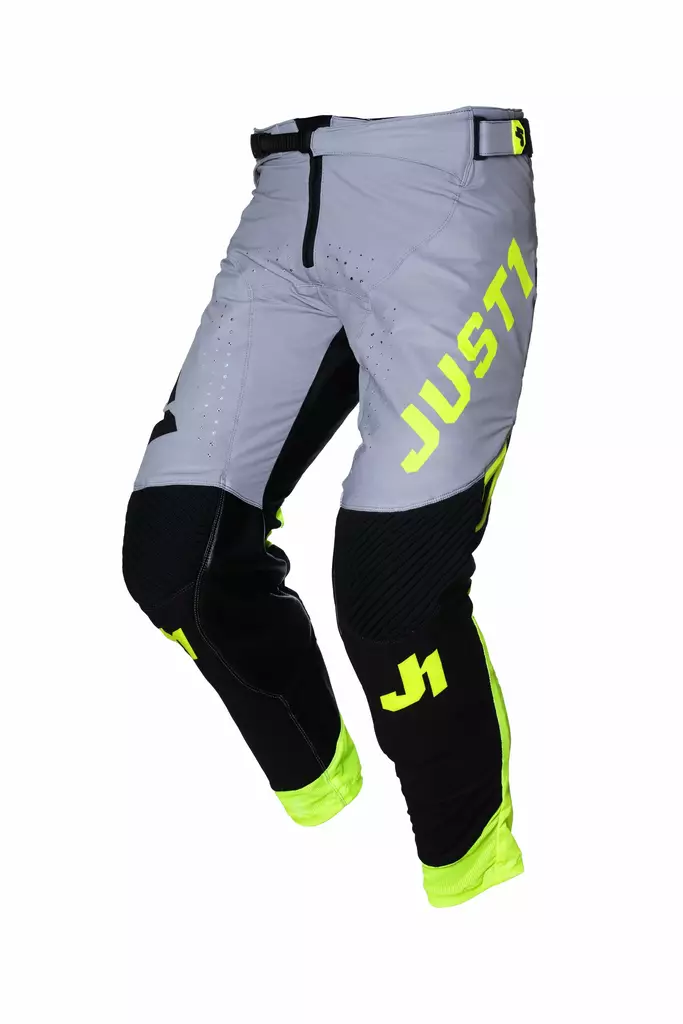 Just1 Housut J-Flex 2.0 District Harmaa/Keltainen Fluo/Musta - Motocross housut MX - D444917 - 1