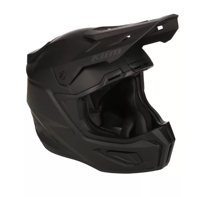 Klim T1 Freeride Kypärä ECE Solid Matte Black - Offroad-kypärät - 138737 - 1