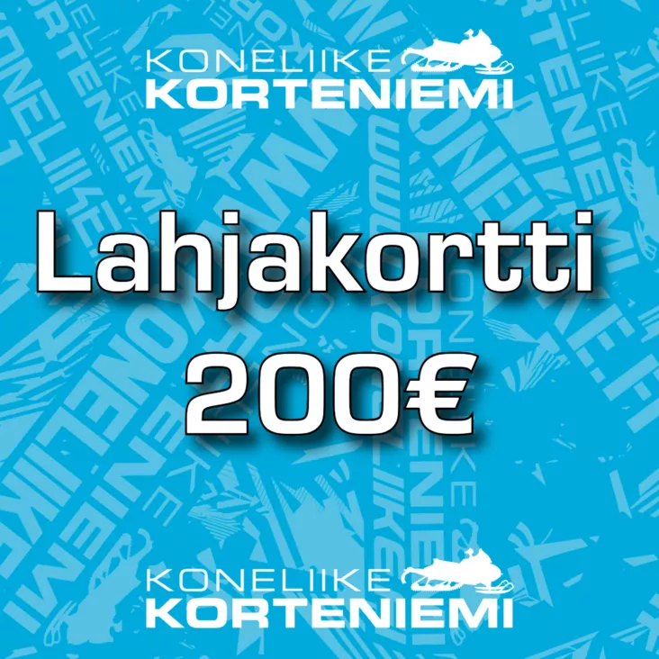 Lahjakortti 200 € - Lahjakortit ja etukupongit - 139057 - 1