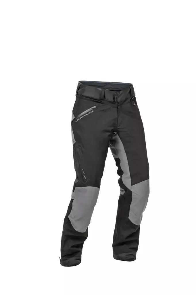 Lindstrands Tekstiilihousu Lofsdalen Pants Musta/teräksen harmaa - Kalvolliset moottoripyörähousut - D486167 - 1