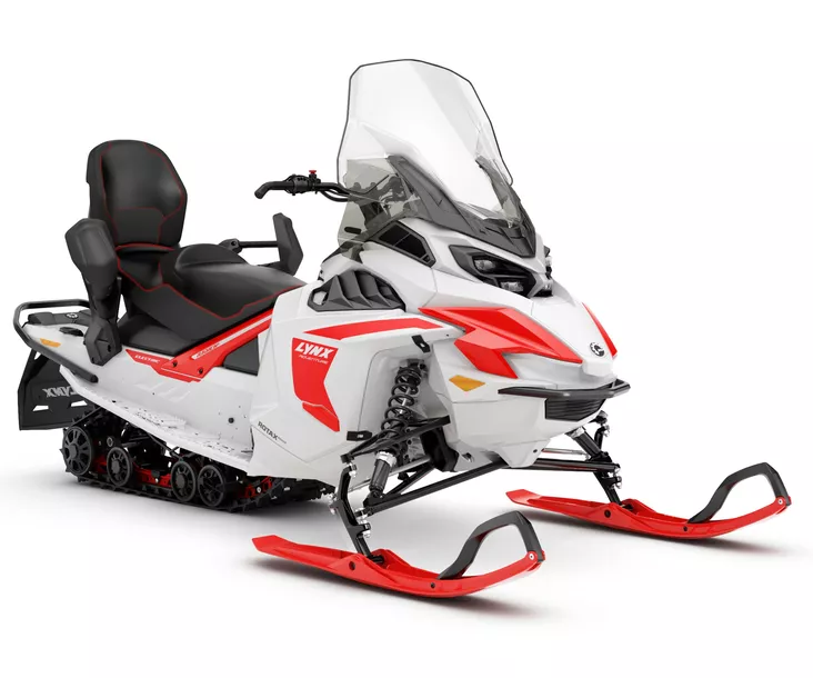 Lynx 27 Adventure Electric 3050 10,25" 19mm Viper Red / Bright White - Lynx moottorikelkka 2027 -mallisto - 144337 - 1