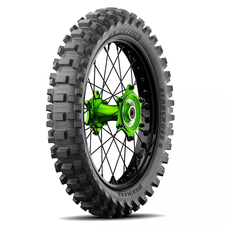 Michelin Starcross 6 Medium Hard 120/80-19 M/C 63M TT Re - Renkaat, Crossi - D440077 - 1