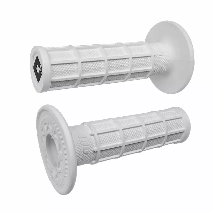 ODI Glue-On Grip Full-Waffle MX Single-Ply (Ruffian) White (Pro Soft) - Moottoripyörän kahvakumit - D509957 - 1