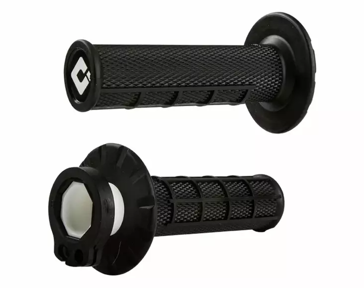 ODI Half-Waffle MX Lock-On Grip Set Black - Moottoripyörän kahvakumit - D509887 - 1