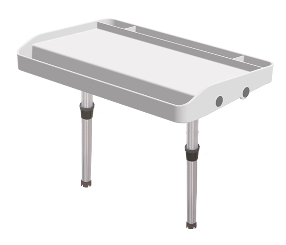 OS BAIT BOARD LARGE 700 x 420mm ROD HOLDER MOUNT - Veneen Syöttilaatikot & -pöydät - D240977 - 1