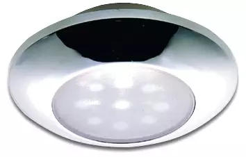 Osculati watertight chromed ceiling light white LED light - Veneen Valaisimet - D251217 - 1
