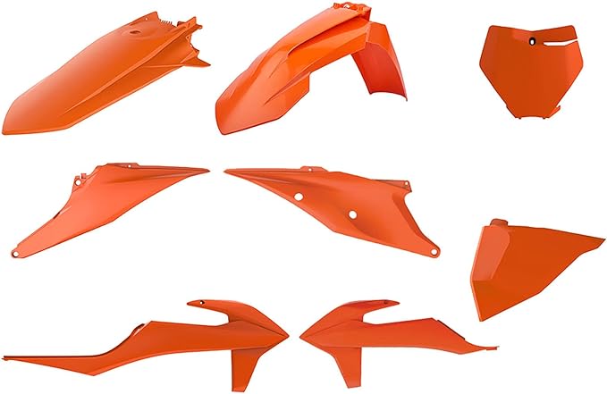 Polisport plastic kit SX/SX-F 19-22 Full oranssi KTM - Moottoripyörän muovisarjat - D289737 - 1