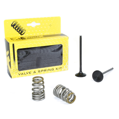 ProX Steel Exhaust Valve/Spring Kit KTM250SX-F/EXC-F '05-07 - Moottoripyörän kannen venttiilit - D137957 - 1