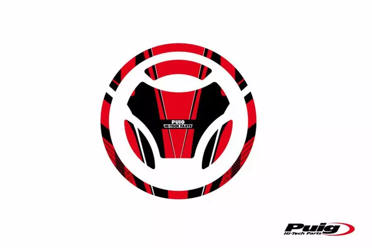 Puig Fuel Cap Cover Mod.Radikal Yamaha C/Red - Moottoripyörän tarrasarjat - D300927 - 1