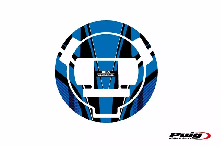 Puig Fuel Cap Cover Radical Bmw C/Blue - Moottoripyörän tarrasarjat - D299467 - 1