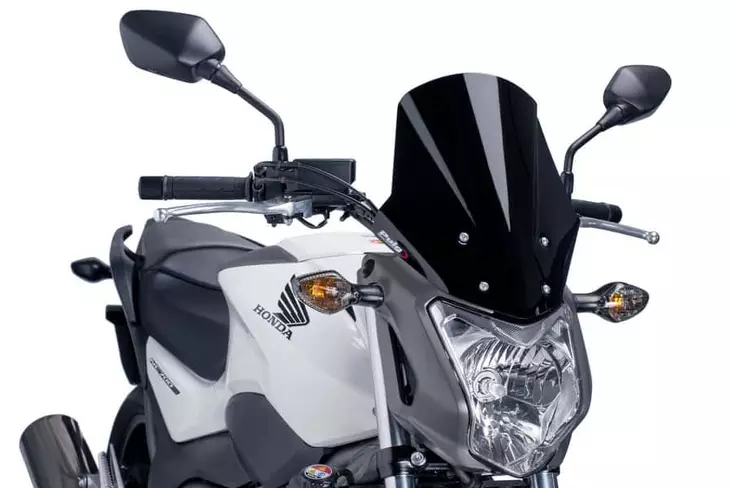 Puig Racing Screen Honda Nc750S 14-18' C/Black - Moottoripyörän tuulisuojat - D299147 - 1
