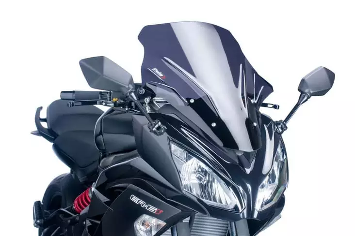 Puig Racing Screen Kawasaki Er6F 12-17 C/Dark Smoke - Moottoripyörän tuulisuojat - D299167 - 1