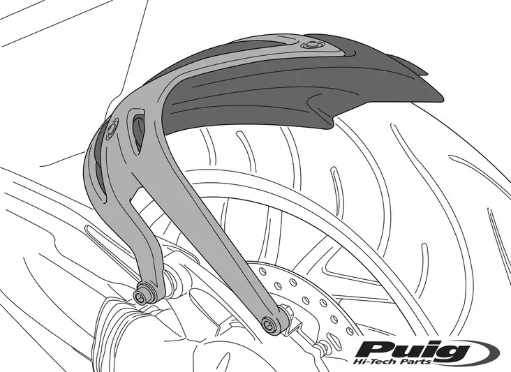 Puig Rear Hugger Yamaha Xt1200Z Super Tenere - Huggerit - D357857 - 1