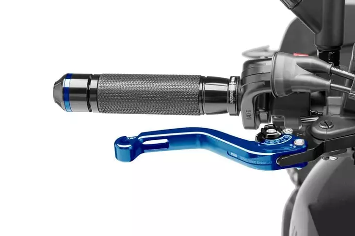Puig Short Brake Lever 16'C/Blue Selector C/Black - Moottoripyörän vivut ja vivunrungot - D297087 - 1