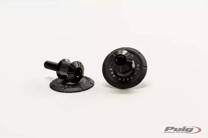Puig Spools Hi-Tech Parts Dim.10 C/Black - Moottoripyörän kaatumatapit - D302227 - 1