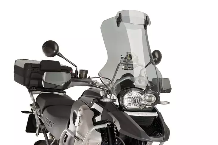 Puig Touring Shields W/Visor +20Mm Bmw R1200Gs C/Smoke - Moottoripyörän tuulisuojat - D299057 - 1