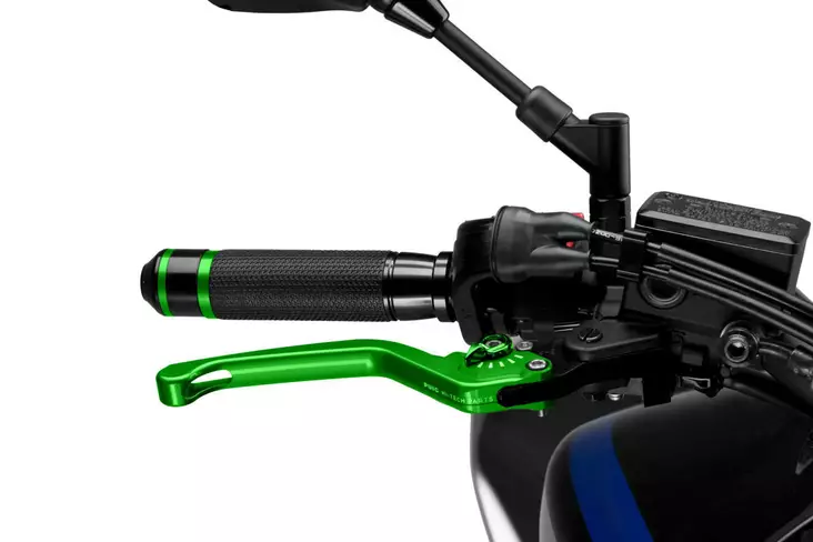 Puig Unfoldable Brake Lever 3.0. C/Green Selector C/Gre - Moottoripyörän vivut ja vivunrungot - D358217 - 1