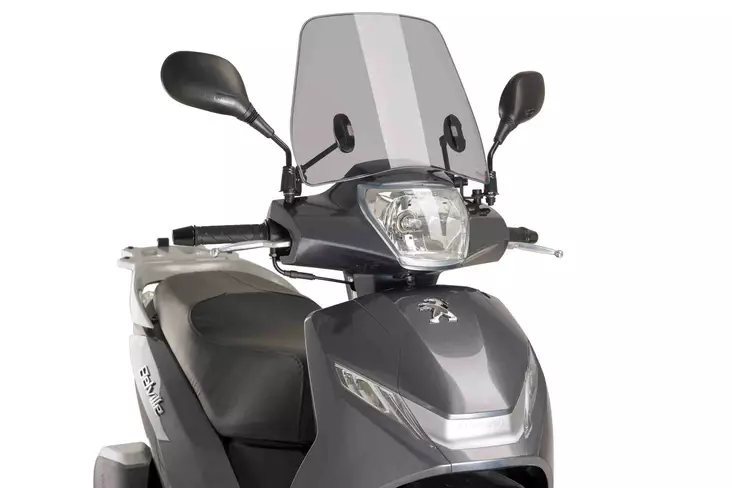 Puig Wind Mod. Trafic Peugeot Belville 125/200 C/Smoke - Moottoripyörän tuulisuojat - D303257 - 1