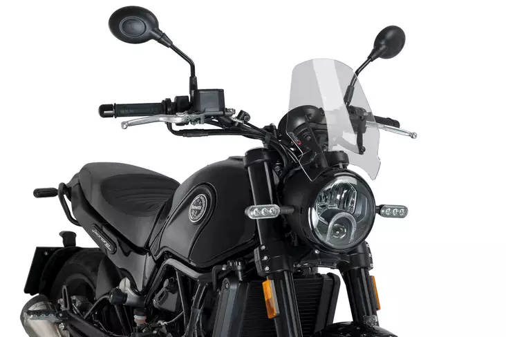 Puig Winds.New Generation Benelli Leoncino 500 C/Clear - Moottoripyörän tuulisuojat - D303037 - 1