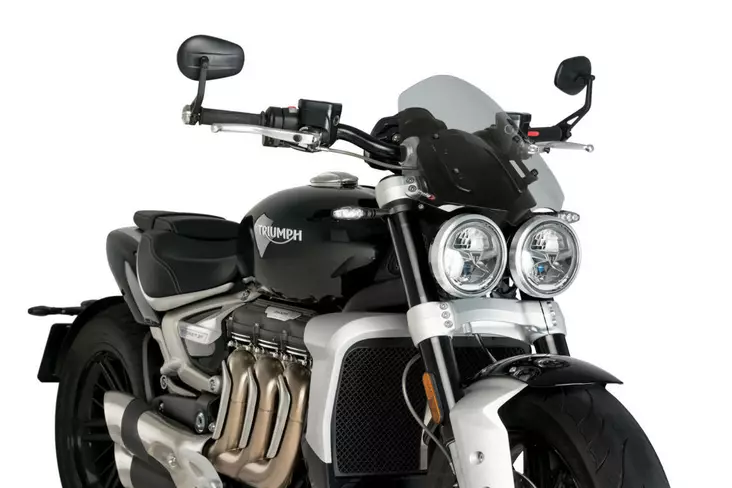 Puig Winds. Ng Touring Triumph Rocket 3 C/Smoke - Moottoripyörän tuulisuojat - D390907 - 1