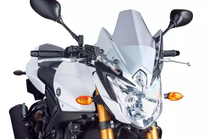 Puig Windshield New Generation Yamaha Fz8 10-16' Clear - Moottoripyörän tuulisuojat - D298997 - 1