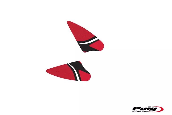 Puig Yoke Protector Ducati Monster C/Red - Moottoripyörän kaatumatapit - D300387 - 1