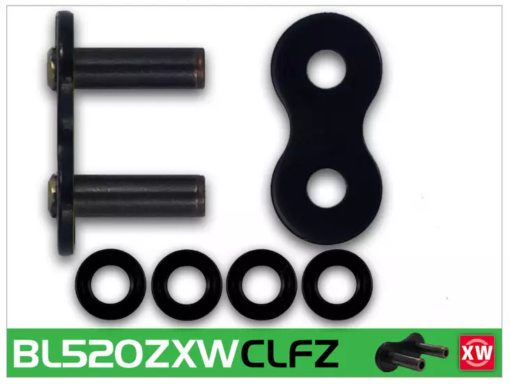 RK BL520 ZXW niittilukko Black Scale - Ketjulukot - D386897 - 1