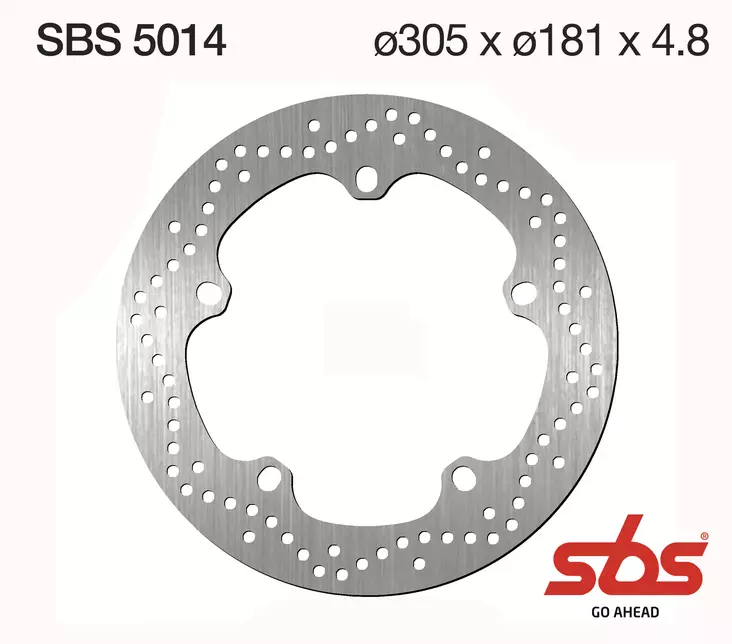 Sbs Jarrulevy Standard - Moottoripyörän jarrulevyt - D241647 - 1