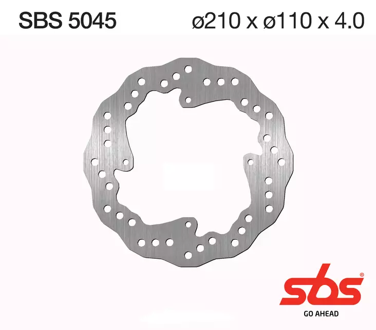 Sbs Jarrulevy Standard - Moottoripyörän jarrulevyt - D241677 - 1
