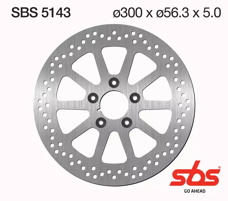 Sbs Jarrulevy Standard - Moottoripyörän jarrulevyt - D241767 - 1