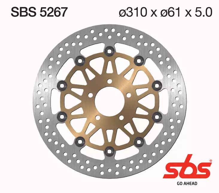 Sbs Jarrulevy Standard - Moottoripyörän jarrulevyt - D241867 - 1