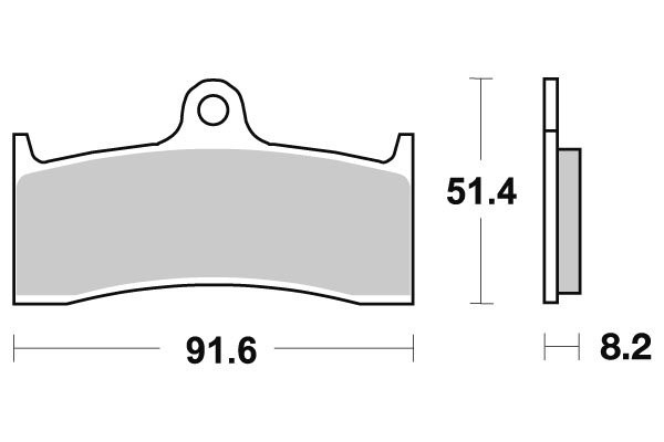 Sbs Jarrupalat Dual Carbon - Moottoripyörän jarrupalat - D220847 - 1