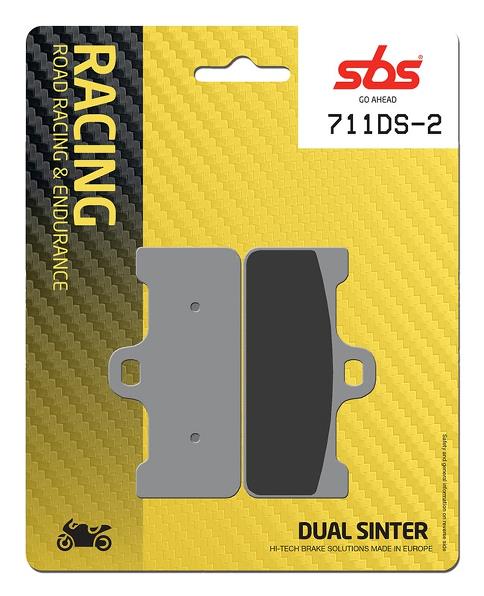 Sbs Jarrupalat Dual Sinter 2 - Moottoripyörän jarrupalat - D280397 - 1