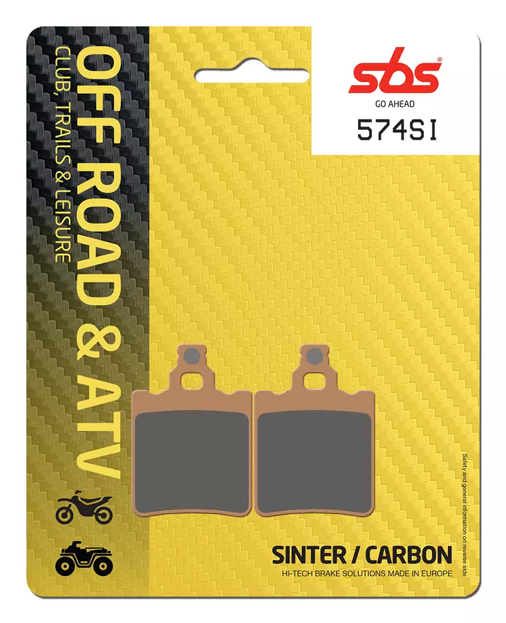Sbs Jarrupalat Sintered Offroad - Moottoripyörän jarrupalat - D32537 - 1