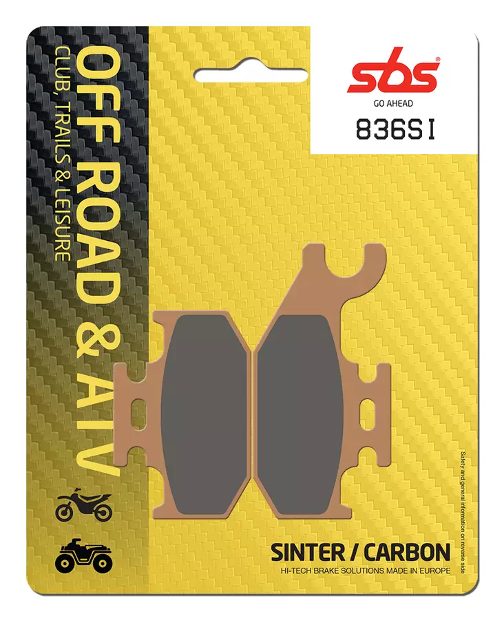 Sbs Jarrupalat Sintered Offroad - Moottoripyörän jarrupalat - D65807 - 1