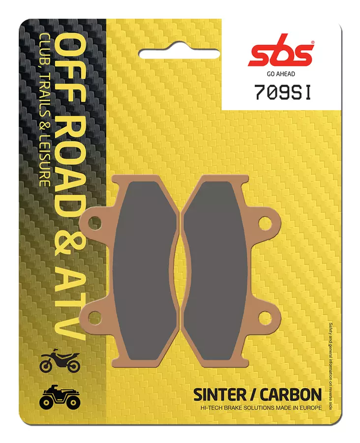 Sbs Jarrupalat Sintered Offroad - Moottoripyörän jarrupalat - D75447 - 1