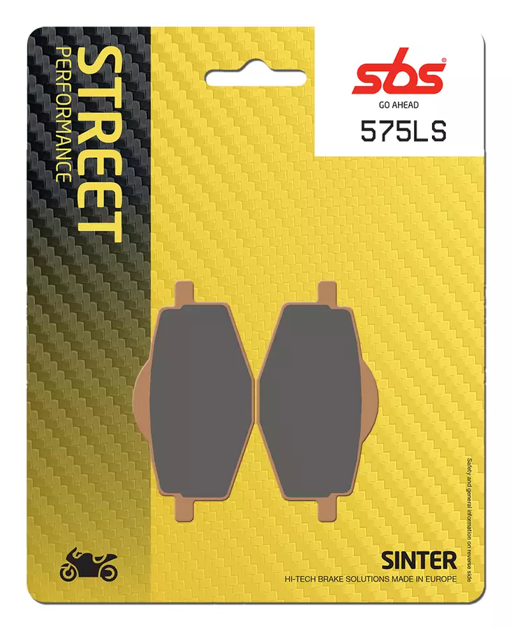 Sbs Jarrupalat Sintered Taakse - Moottoripyörän jarrupalat - D2557 - 1