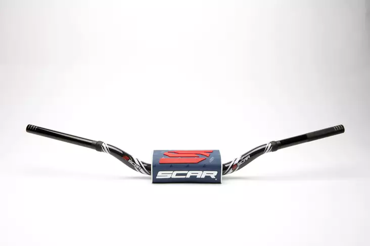 Scar Handlebar O² COLOR Ø28,6 (1 1/8”) - Villopoto/Stewart - BLACK Bar - DARK BL - Moottoripyörän ohjaustangot - D480617 - 1