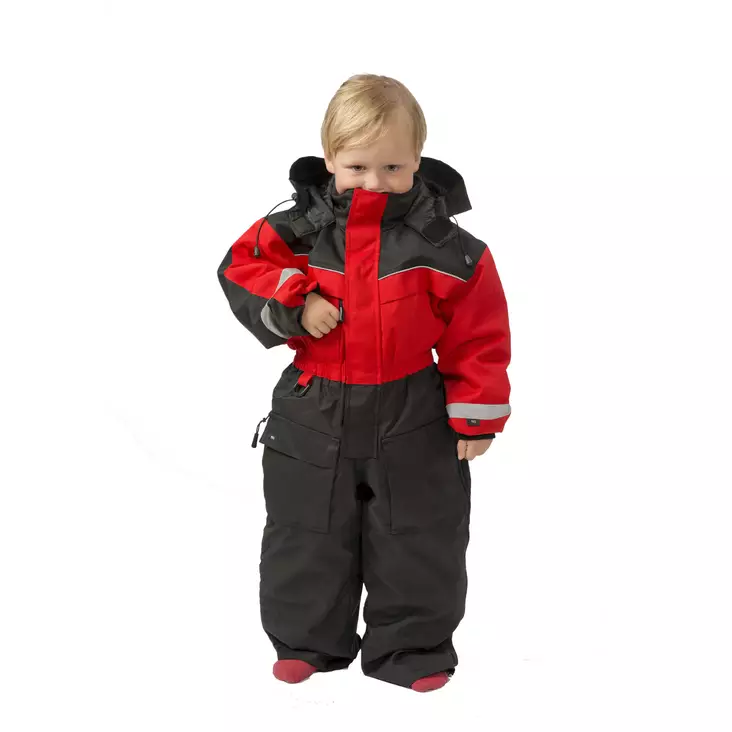 Snowpeople Safari lasten haalari puna/musta - Kelkkailuhaalarit / Mono Suits - D189847 - 1
