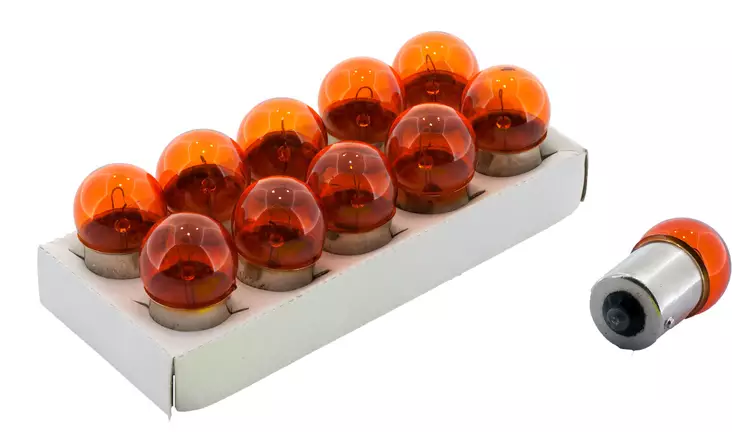 Solero Polttimo 12V 10W BA15S ORANSSI - Polttimot - D30037 - 1